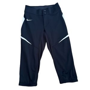 Nike ~ Womens Softball Pants ~ Black with white details ~ size XS